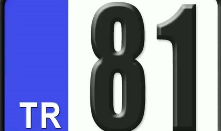81 nerenin plakası? 81 plaka kodu hangi şehre ait?