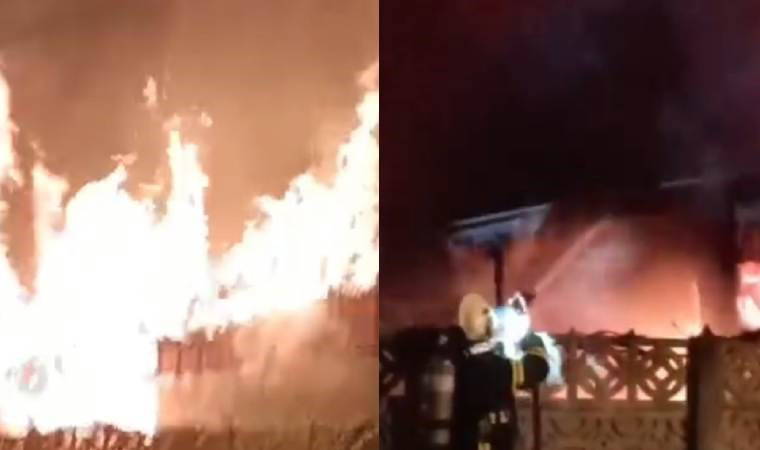 Düzce'de ev alev alev yandı, mahsur kalan kadın hayatını kaybetti!