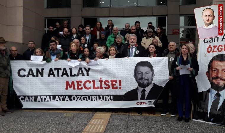 Can Atalay için adalet nöbeti...