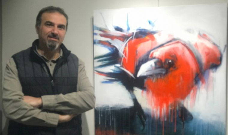 Murat Oğuz'un resim sergisi: Sessizlikte Yankılanan Ruhlar