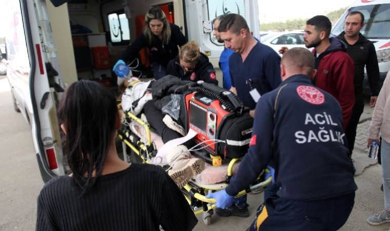 Feci olay... Tuğla duvar üzerine devrildi, ağır yaralandı!