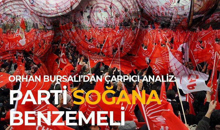 Yeni bir siyasi yapılanmaya, bir siyasi soğana ihtiyaç var