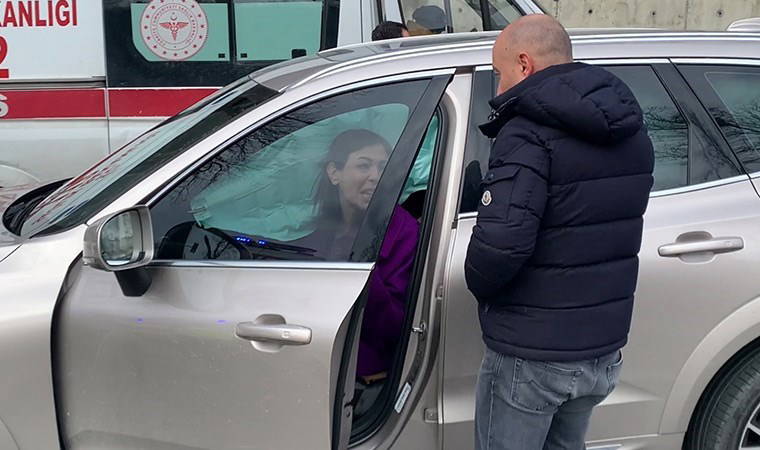 Sarıyer'de panik anları: Kazadan yara almadan kurtuldu, gözyaşlarına hakim olamadı