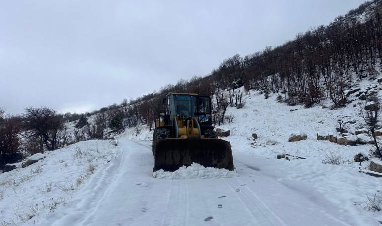 Diyarbakır'da kardan kapanan 22 mahalle yolu ulaşıma açıldı