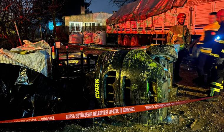 Forkliftin altında kalan işçi hayatını kaybetti