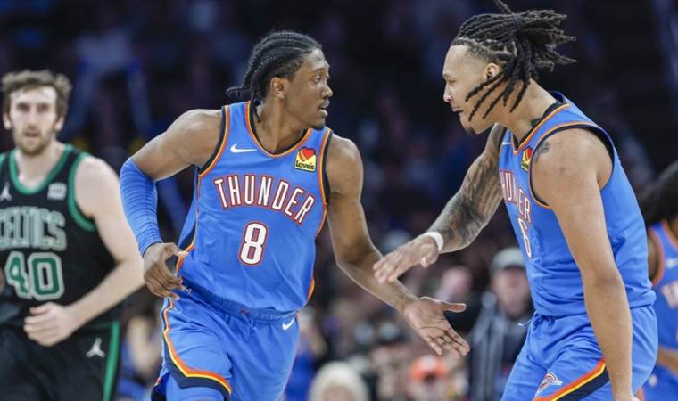 NBA'de Oklahoma City Thunder, Boston Celtics'in serisine son verdi!