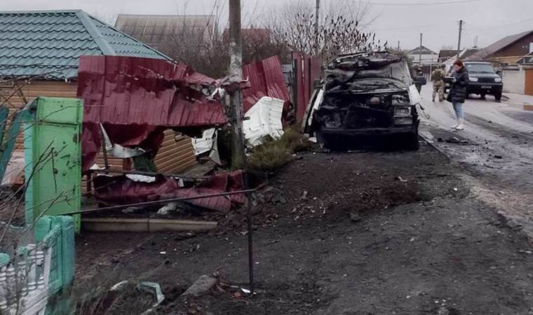 Belgorod'u füze yağmuruna tuttu