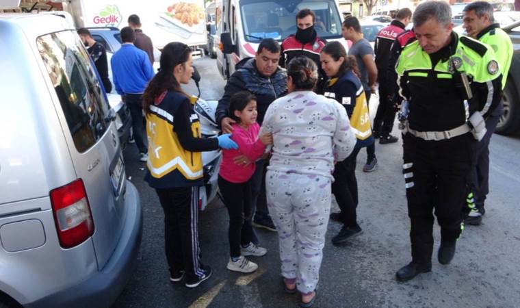Motosikletten düştü, feryat eden annesini teselli etti: 'Ağlama, ben iyiyim'