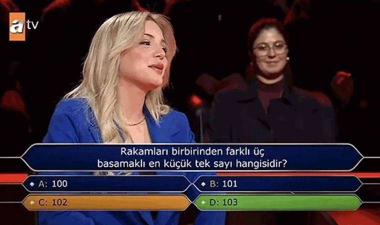 Kim Milyoner Olmak İster'de matematik sorusu yanlış çıktı