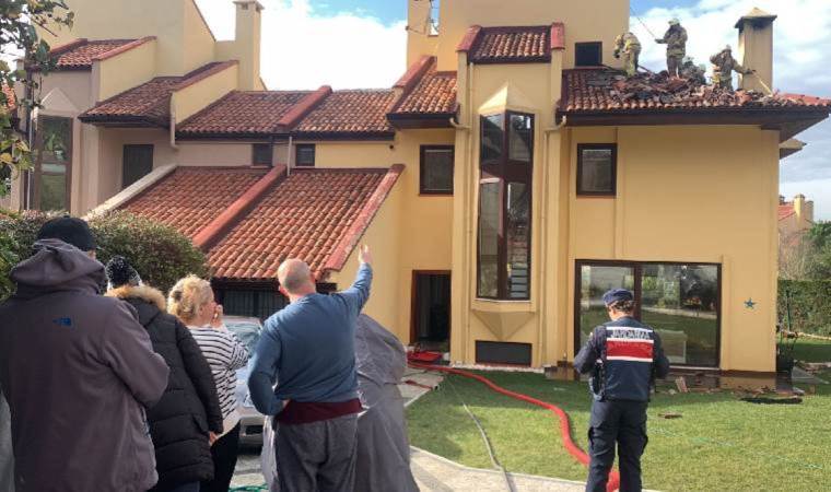 Sarıyer'de villa yangını... İnceleme başlatıldı!