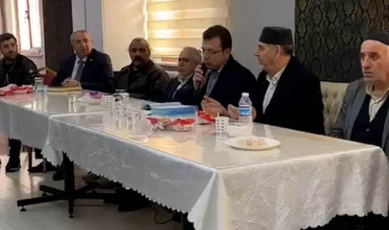 Ekrem İmamoğlu taziye evinde Kur'an-ı Kerim okudu