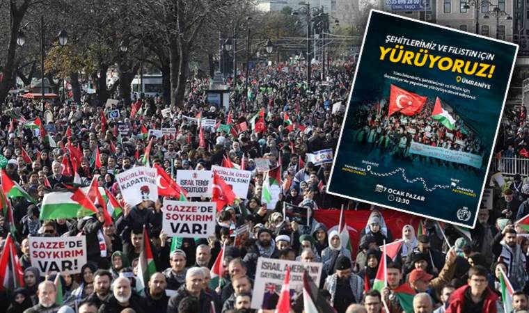 İHH'nın Kadıköy yürüyüşünün adresi değişti, gericiler birbirine girdi: 'Kadıköy'e giremeyip Gazze'yi kurtarmayı mı amaçlıyoruz?'
