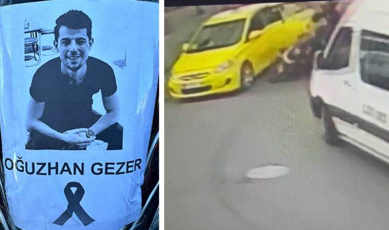 Taksideki yolcunun açtığı kapıya çarpan motokurye öldü