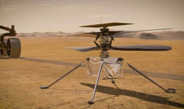 NASA'nın Mars helikopteri 70'inci uçuşunu rekorla kutladı