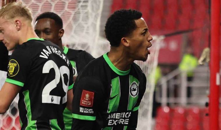 Brighton çok rahat! 4 golle bir üst tura yükseldi...