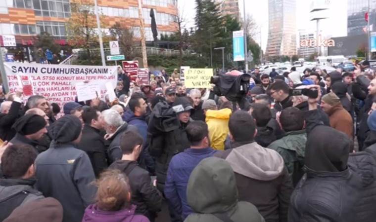 TOKİ mağdurları isyan etti: ‘Mağdurlar burada, Murat Kurum nerede?’ sloganları