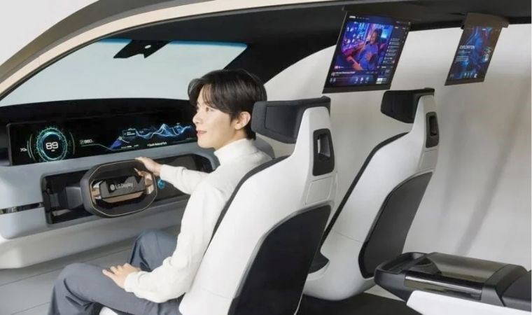 LG'den araç içi kullanıma yönelik yeni esnek ekranlar