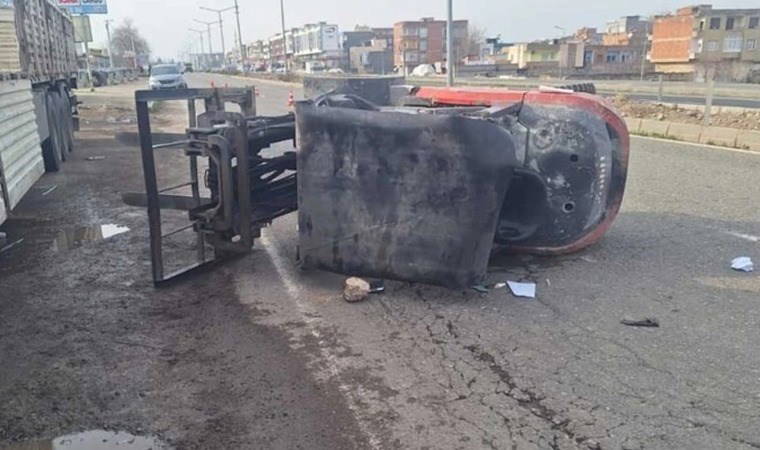Diyarbakır’da iş cinayeti: Devrilen forkliftin altında kalan işçi, hayatını kaybetti