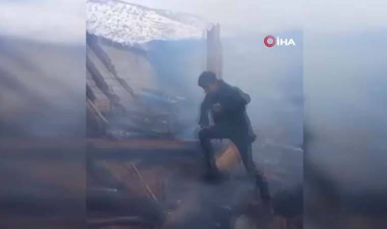 Bitlis’te ahır çöktü: 180 küçükbaş hayvan öldü