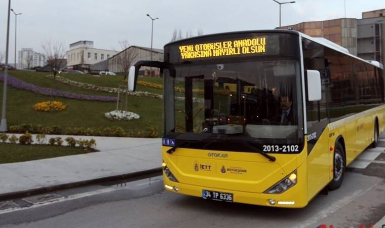 Ataşehir’de İETT otobüsü 4 araca çarptı