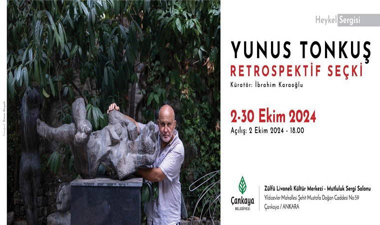 Yunus Tonkuş Retrospektif Seçki Sergisi Zülfü Livaneli Kültür Merkezi’nde