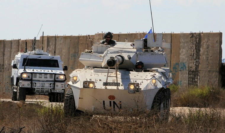 Tanklar, UNIFIL mevzilerine girdi...