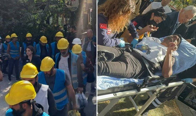 'Çıplak ayak' yasaklandı, bir işçi fenalaştı