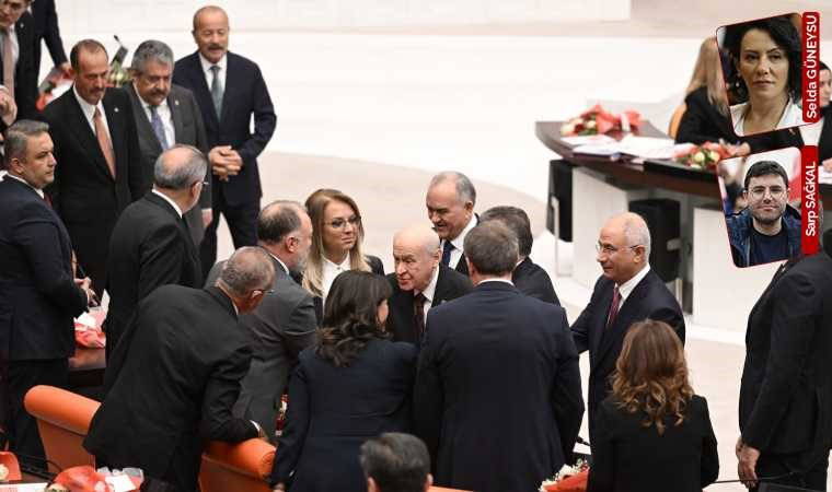 TBMM açılışında CHP lideri Özel, Erdoğan’ı ayakta karşıladı, Bahçeli DEM Parti ile el sıkıştı