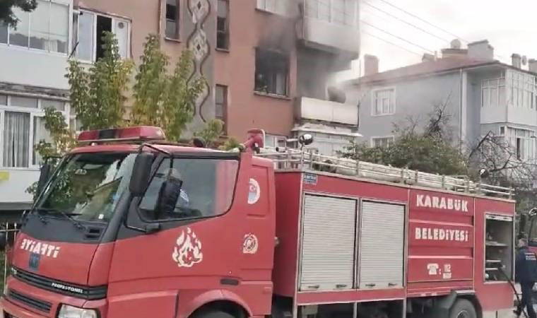 Karabük'te elektrikli battaniye evi yaktı!