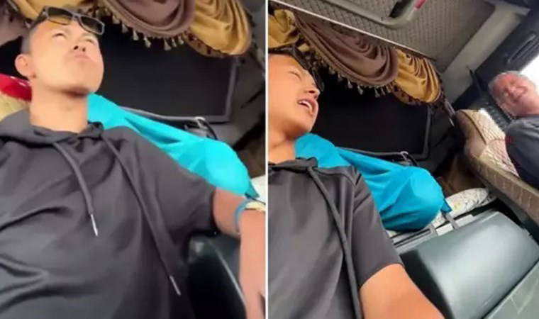 Kamerayla saniye saniye kaydetti...