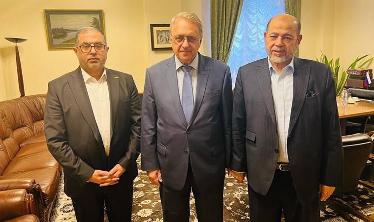 Hamas heyeti Moskova'da Putin'in özel temsilcisiyle görüştü