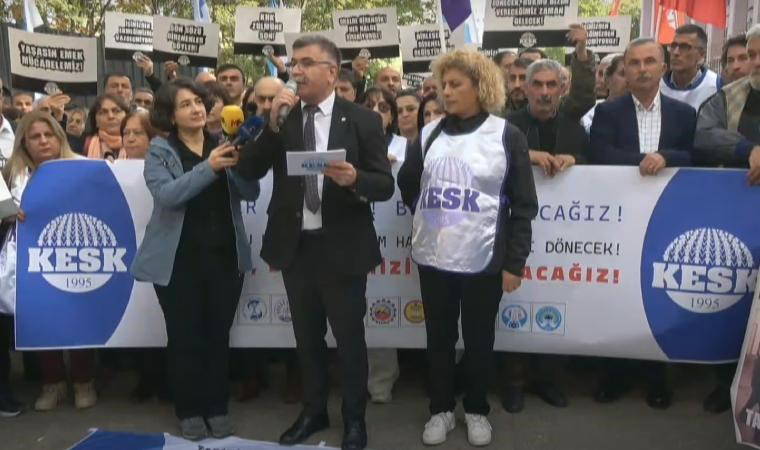 KESK'ten 'KHK' eylemi