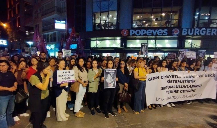 İzmir Barosu'ndan iktidara kadın cinayetleri tepkisi: