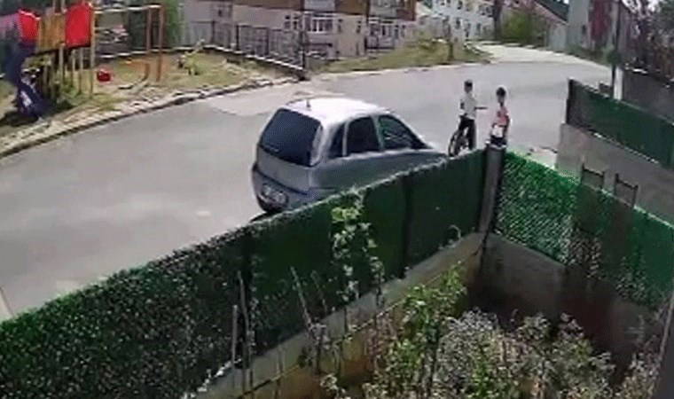 'Uyarmak için yanlarına sürdüm...'