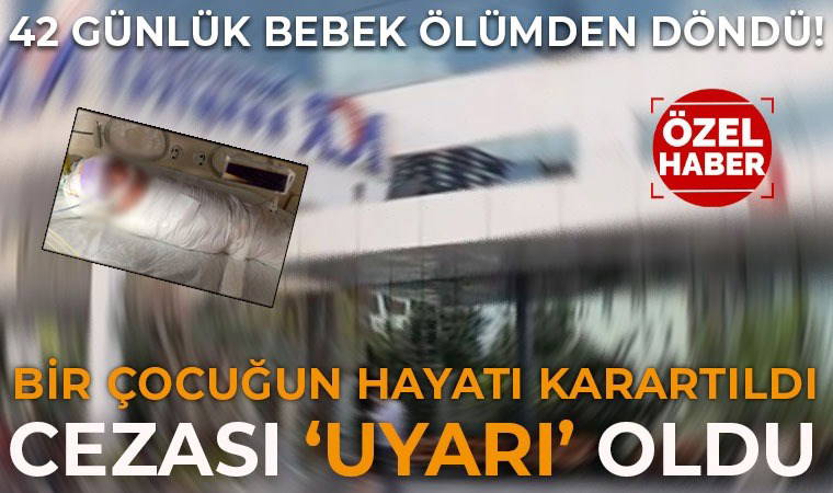 Özel hastane sadece uyarı aldı!