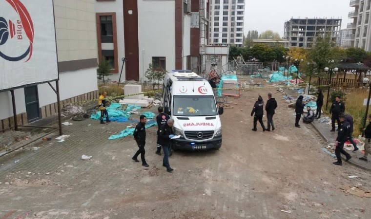 Malatya’da iş cinayeti... Tadilat yapılan binada iskele çöktü: 2 ölü