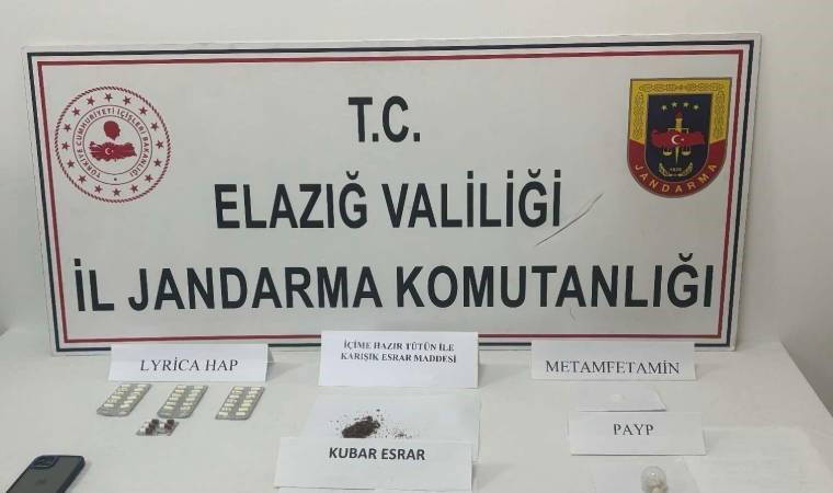 Elazığ’da uyuşturucu operasyonu: 1 gözaltı