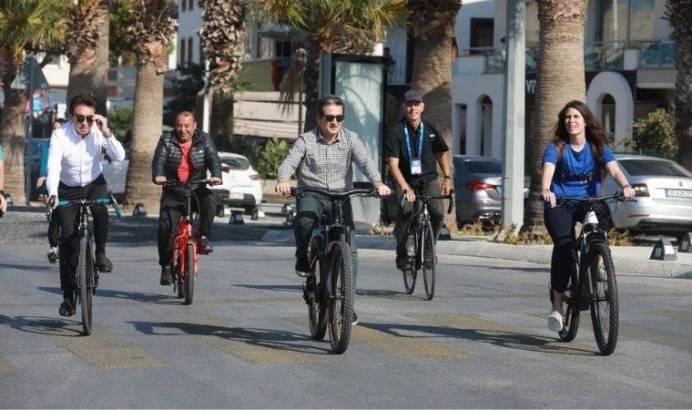 Bisiklet tutkunları Çeşme’de pedal basacak