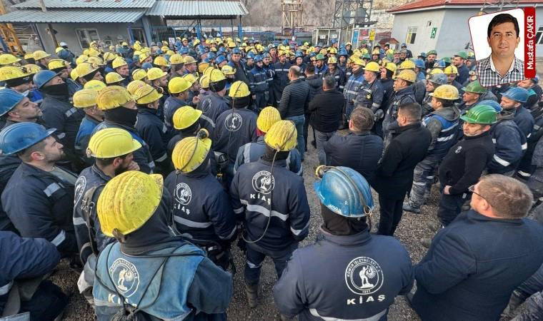 Madenciler, özelleştirmeye karşı kendilerini ocağa kapatarak eylem başlattı