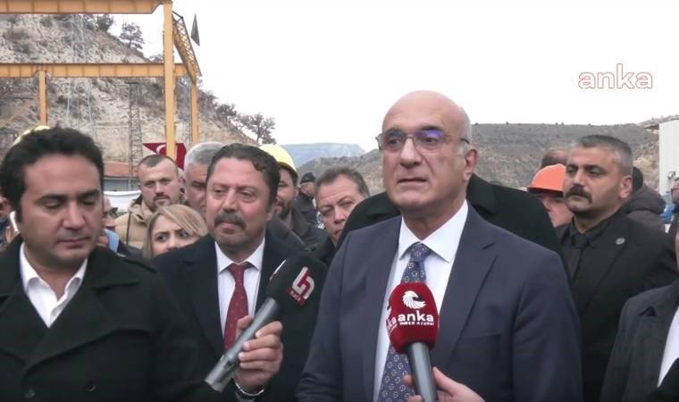 CHP'den Çayırhan Termik Santrali'nde madenci eylemine destek ziyareti: Gözleri doymuyor