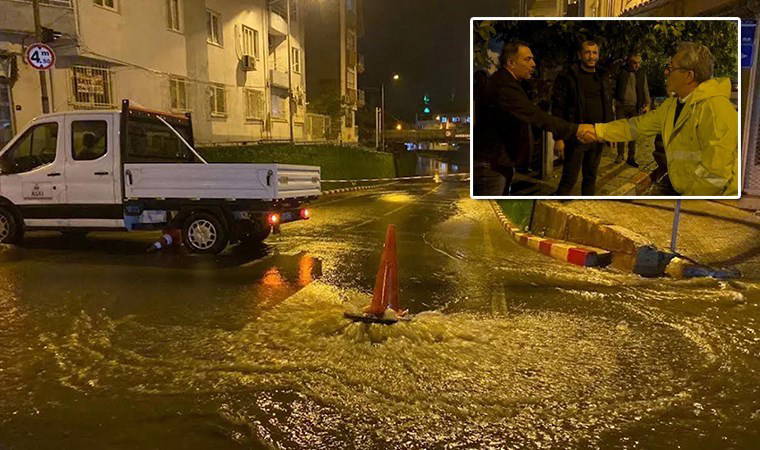 Cadde ve sokakları suyla doldu... Nazilli'de 'sağanak' etkisi: Belediye başkanı halktan özür diledi
