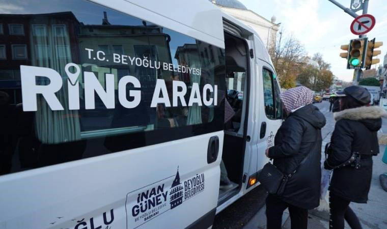 Beyoğlu’nda ulaşım sorunu ‘Ücretsiz ring seferleri’ ile çözüldü