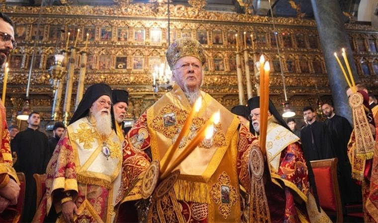 Fener Rum Patrikhanesi'nde Aziz Andreas Yortusu düzenlendi