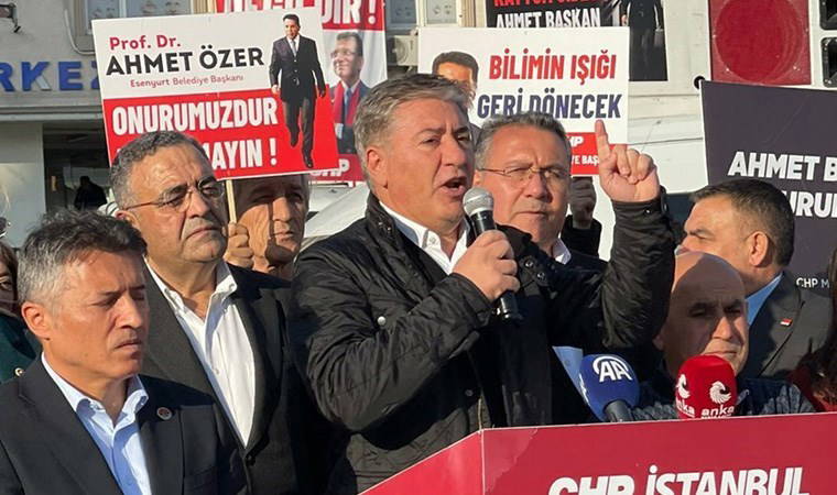 Esenyurt'ta 'Akın Gürlek' tepkisi: 'Bir cümle söylemek istiyorum...'