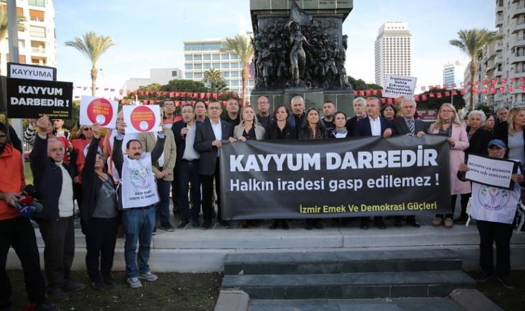İzmir’de kayyuma tepki: