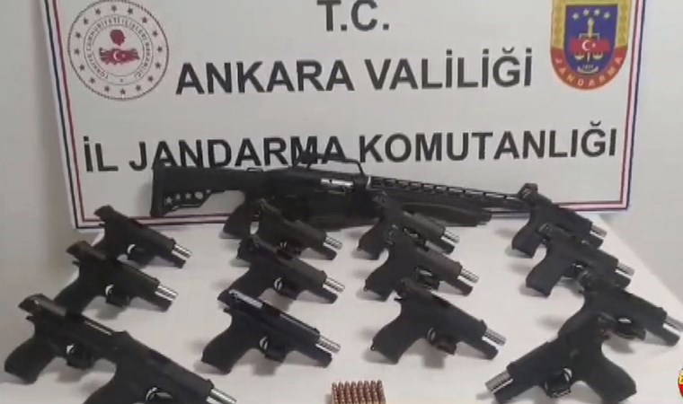 Ankara'da 'yasadışı silah ticareti' operasyonu: 2 gözaltı