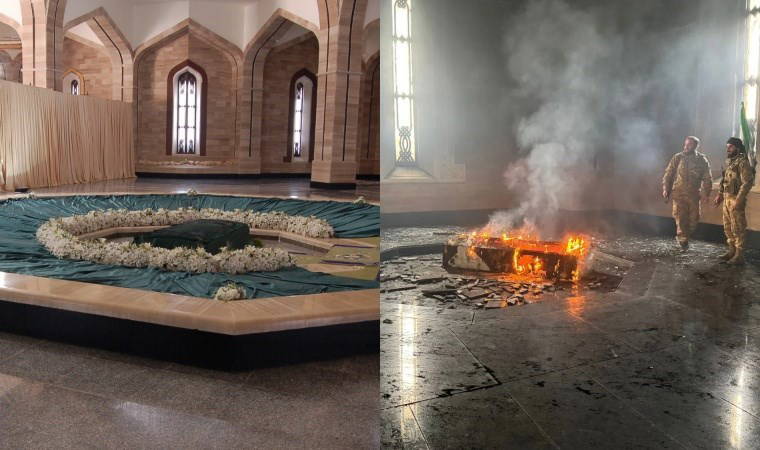 Suriye'de Hafız Esad'ın mezarı ateşe verildi