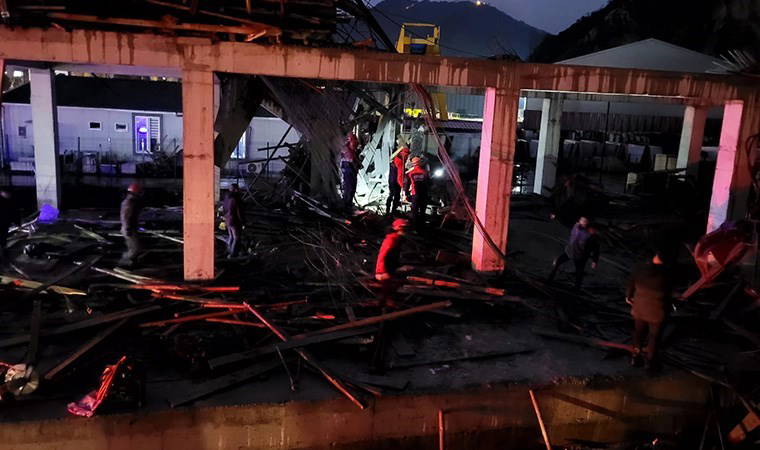 Trabzon'da iş cinayeti: Enkaz altında kalan işçi öldü