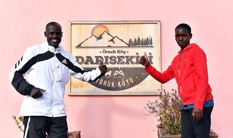 Kenyalı atletler, 6. Uluslararası Mersin Maratonu’na Darısekisi’de hazırlanıyor