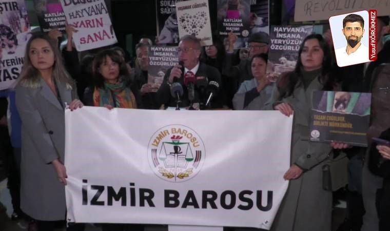İzmir Barosu, yönetmeliğin yürürlüğe girmesini protesto etti